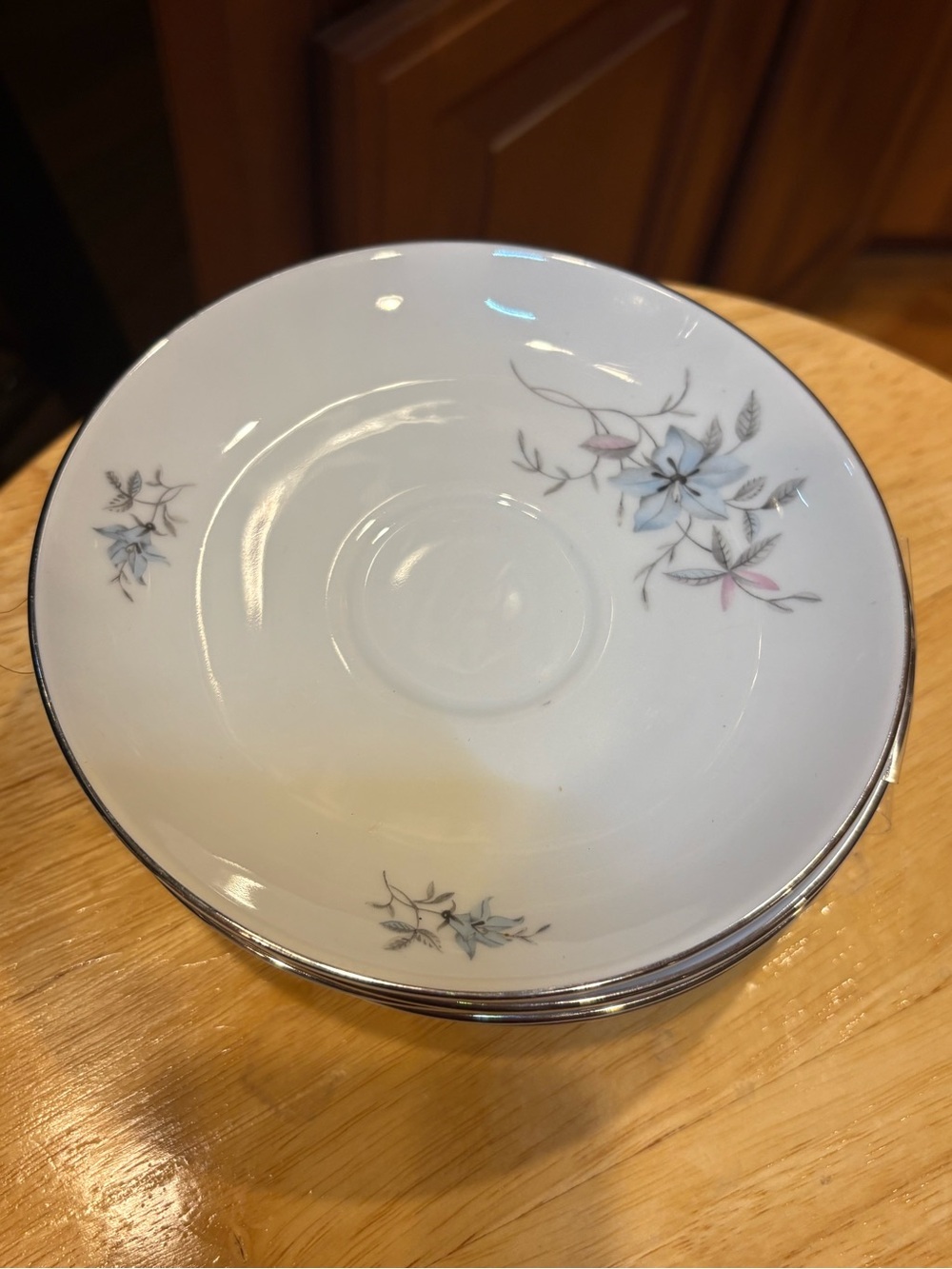 Set of 6- vintage “Fantasy” pattern fine china by Royal Bohemian plates